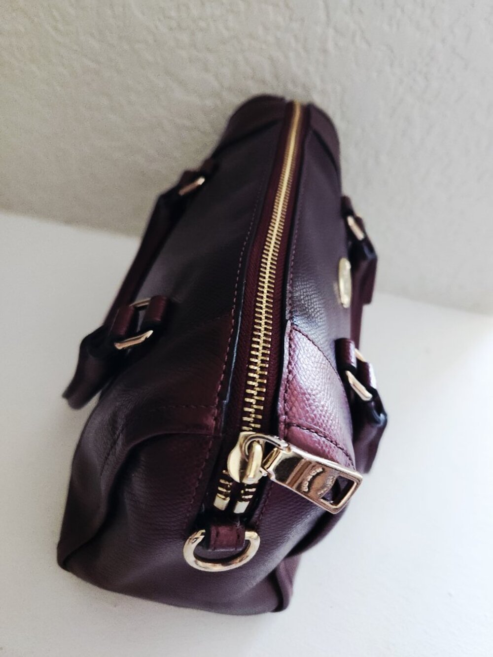Euc Coach Mini Bennett Two-Tone Leather Crossbody Bag - Picture 8 of 12
